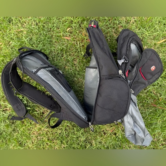 SwissGear SA3595 ScanSmart Laptop Backpack Black USB Airflow TSA - Picture 8 of 16